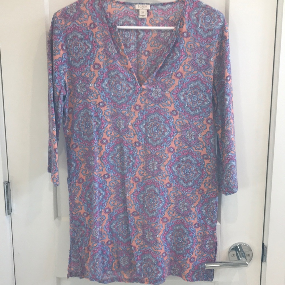 J. Crew multicolor tunic